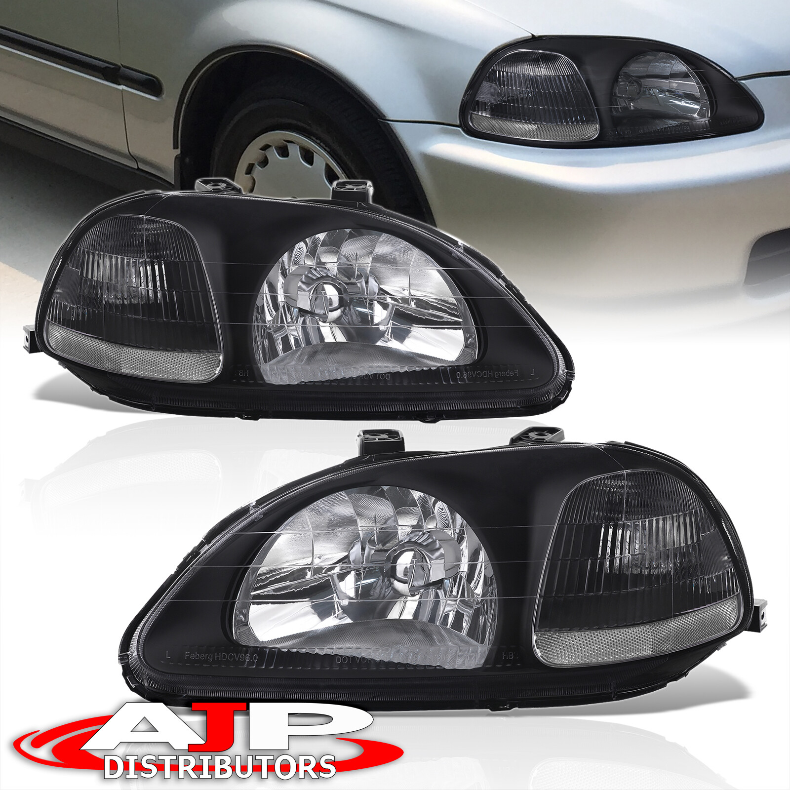 1996 Honda civic lx headlights #2