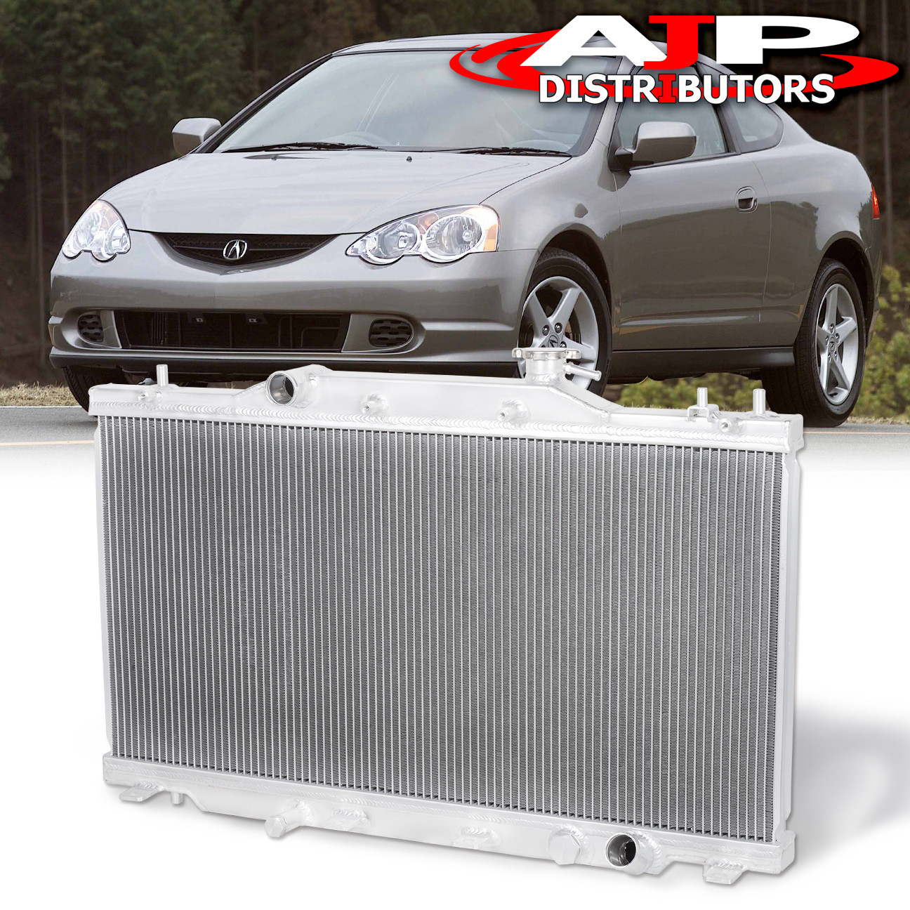 For 20022006 Acura Rsx Dc5 K20 Manual Transmission Dual Core Aluminum Radiator eBay