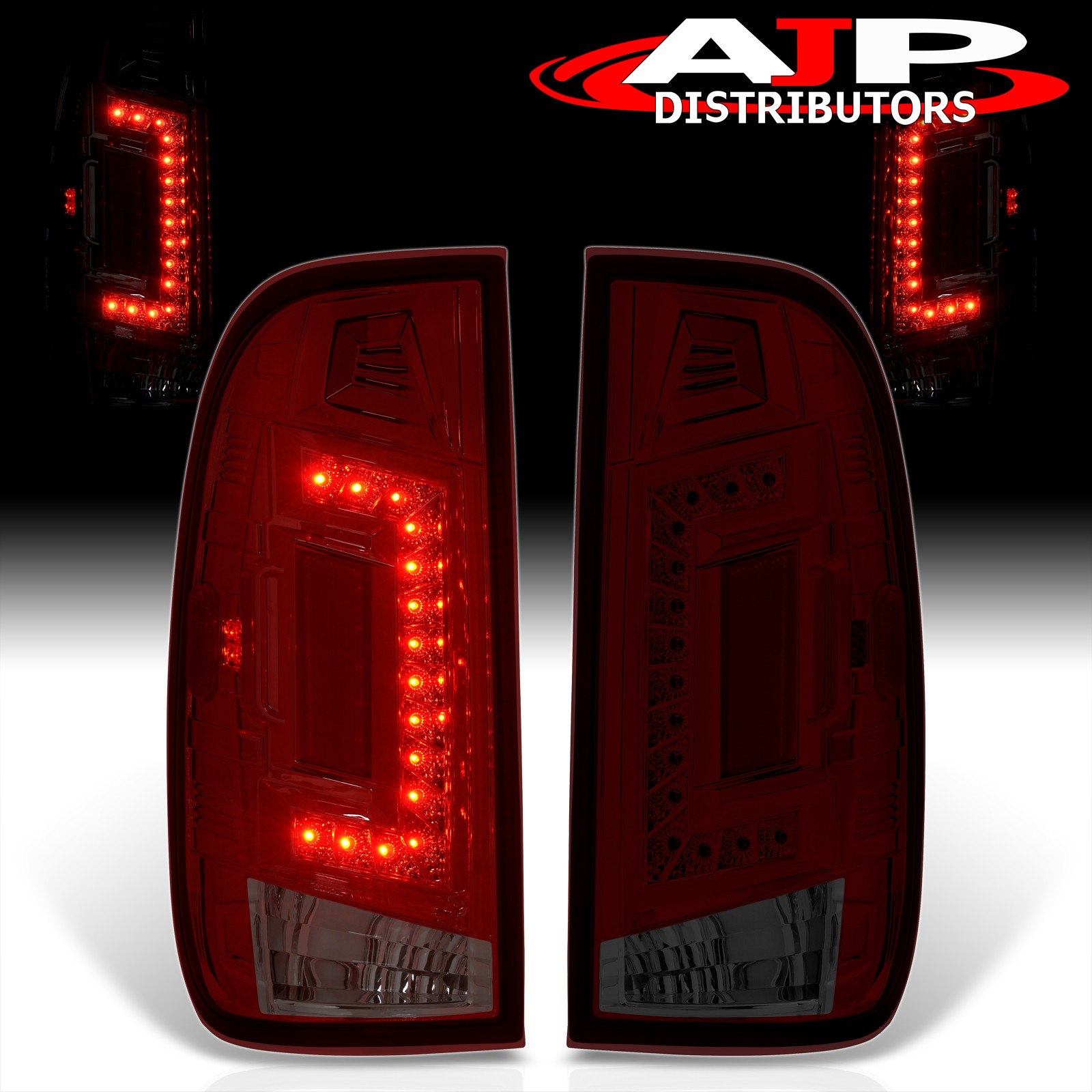 Red Smoked LED Replacement Brake Tail Lights For 1997-2003 Ford F150 StyleSide | eBay 2003 Ford F150 Brake Lights Not Working