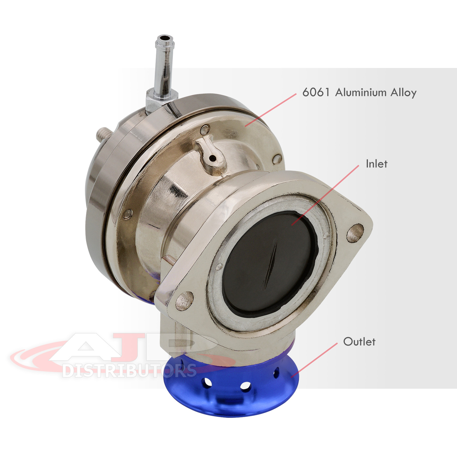 AJP Distributors Performance Upgrade Racing JDM Universal Purple Lip Aluminum Billet Turbo Turbocharger Recirculate Air Boost Adjustable PSI Blow Off Valve BOV Type-FV