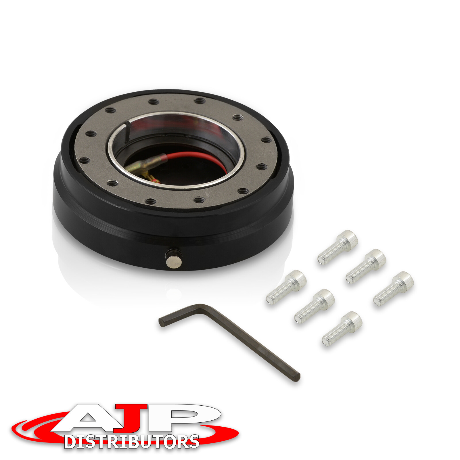 1.3" Short JDM Euro Quick Release Kit For 6Hole Steering Wheel Hub