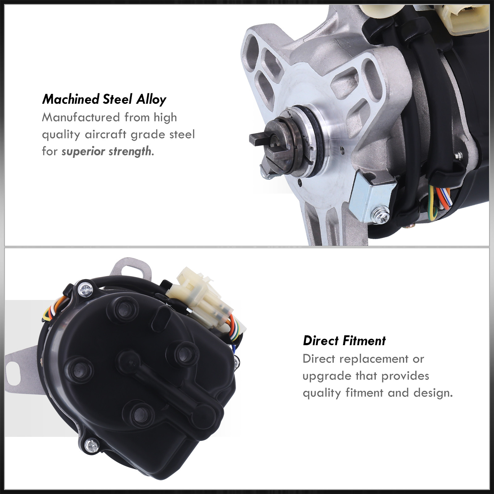 FIT: 88-91 CIVIC 89-91 CRX 1.5L HONDA EF IGNITION DISTRIBUTOR KIT SYSTEM TD01U