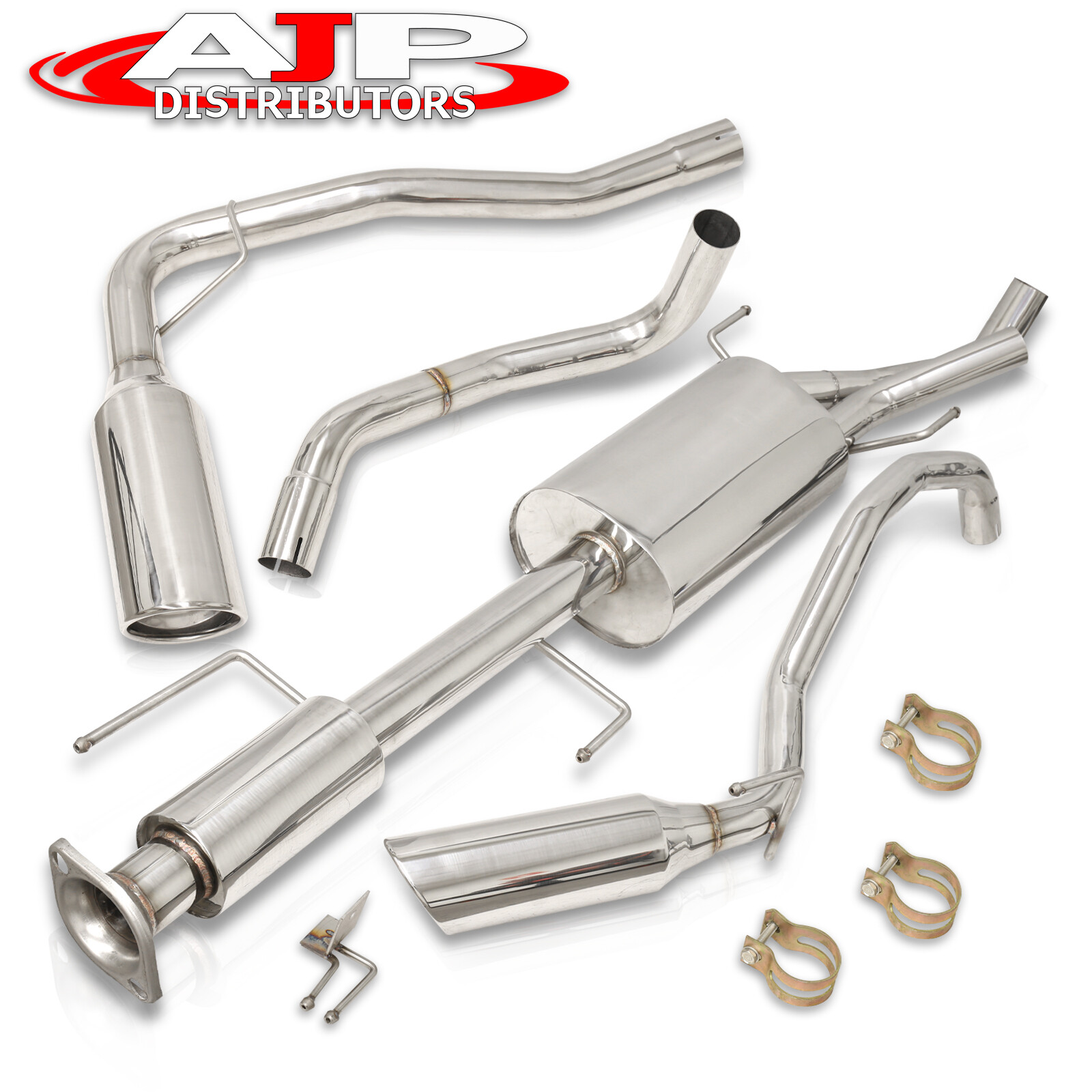 2010-2012 TOYOTA FJ CRUISER 4.0L DUAL STAINLESS STEEL CATBACK EXHAUST
