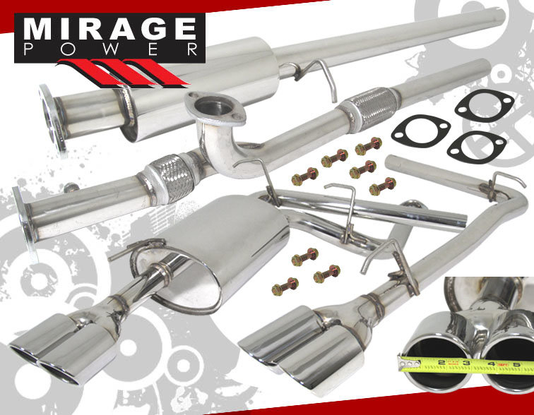 For 1991-1999 Mitsubishi 3000Gt Vr4 Jdm Twin 3" Tip Dual Catback