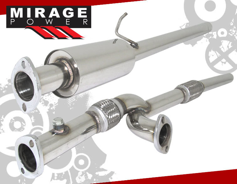 For 1991-1999 Mitsubishi 3000Gt Vr4 Jdm Twin 3" Tip Dual Catback