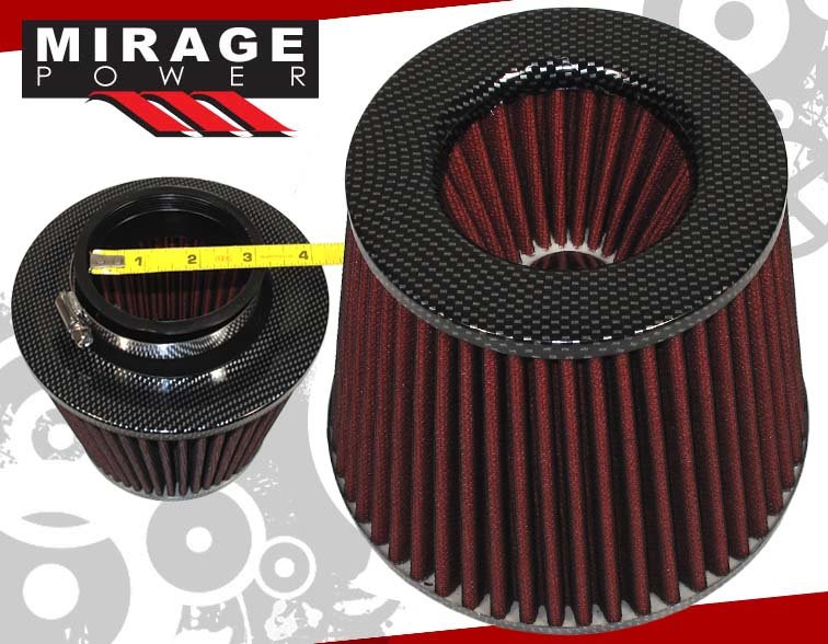BLUE 2.75 70mm Cold Air Intake Cone Filter For Eclipse Galant Mirage