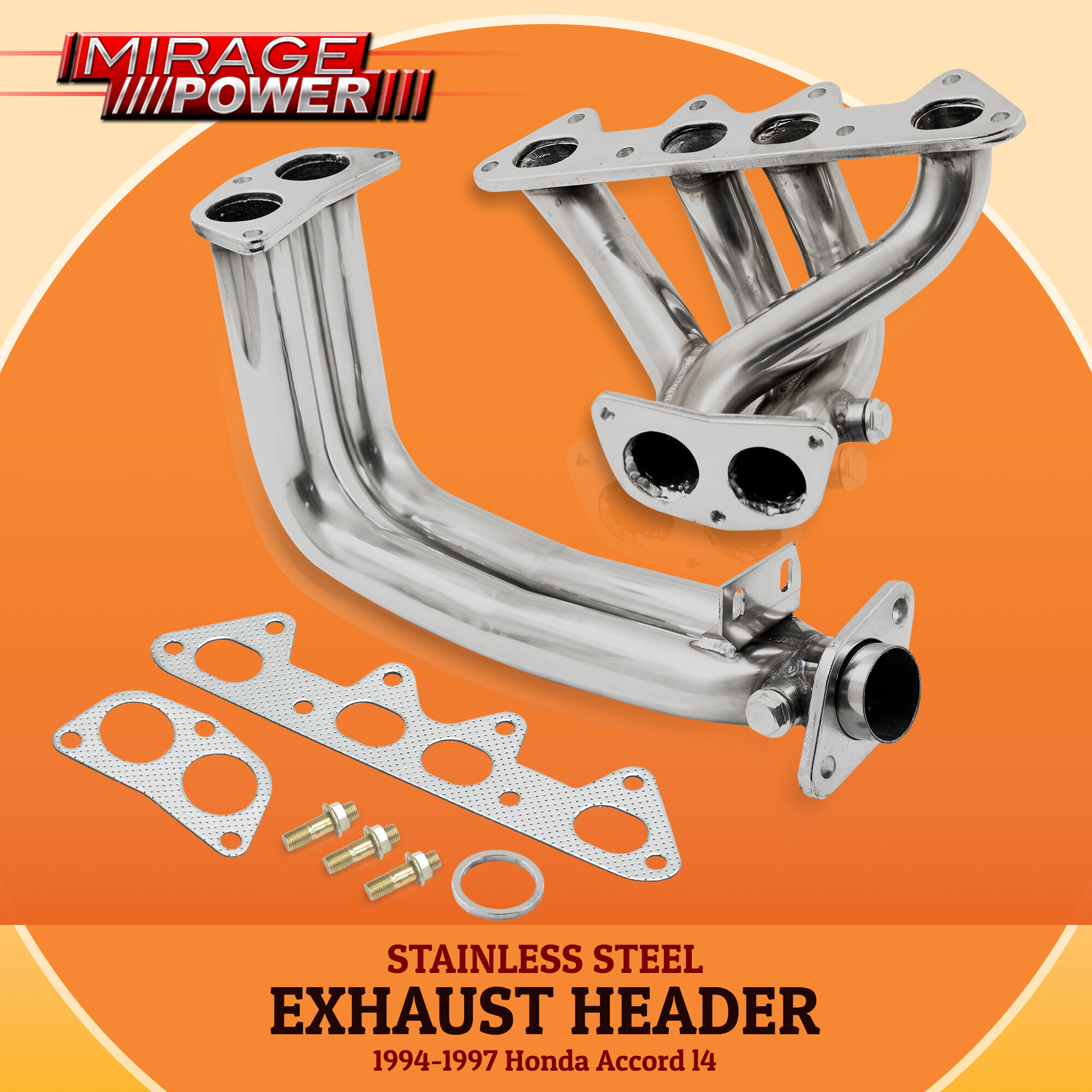 Header For 94 95 96 97 Honda Accord F22B/F23A Stainless Steel Exhaust