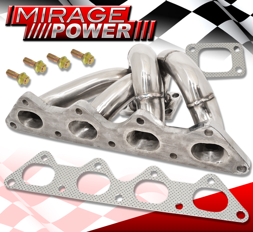 89-98 Eclipse Talon 4G63 Dsm T3 T3/T4 Stainless Steel Turbo Exhaust