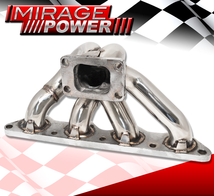 89-98 Eclipse Talon 4G63 Dsm T3 T3/T4 Stainless Steel Turbo Exhaust