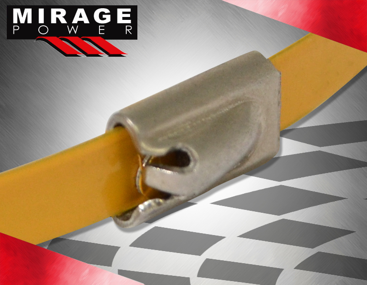 300Mm 12" 10Pcs Stainless Cable Zip Ties Bands Exhaust Heat Wrap Clamps