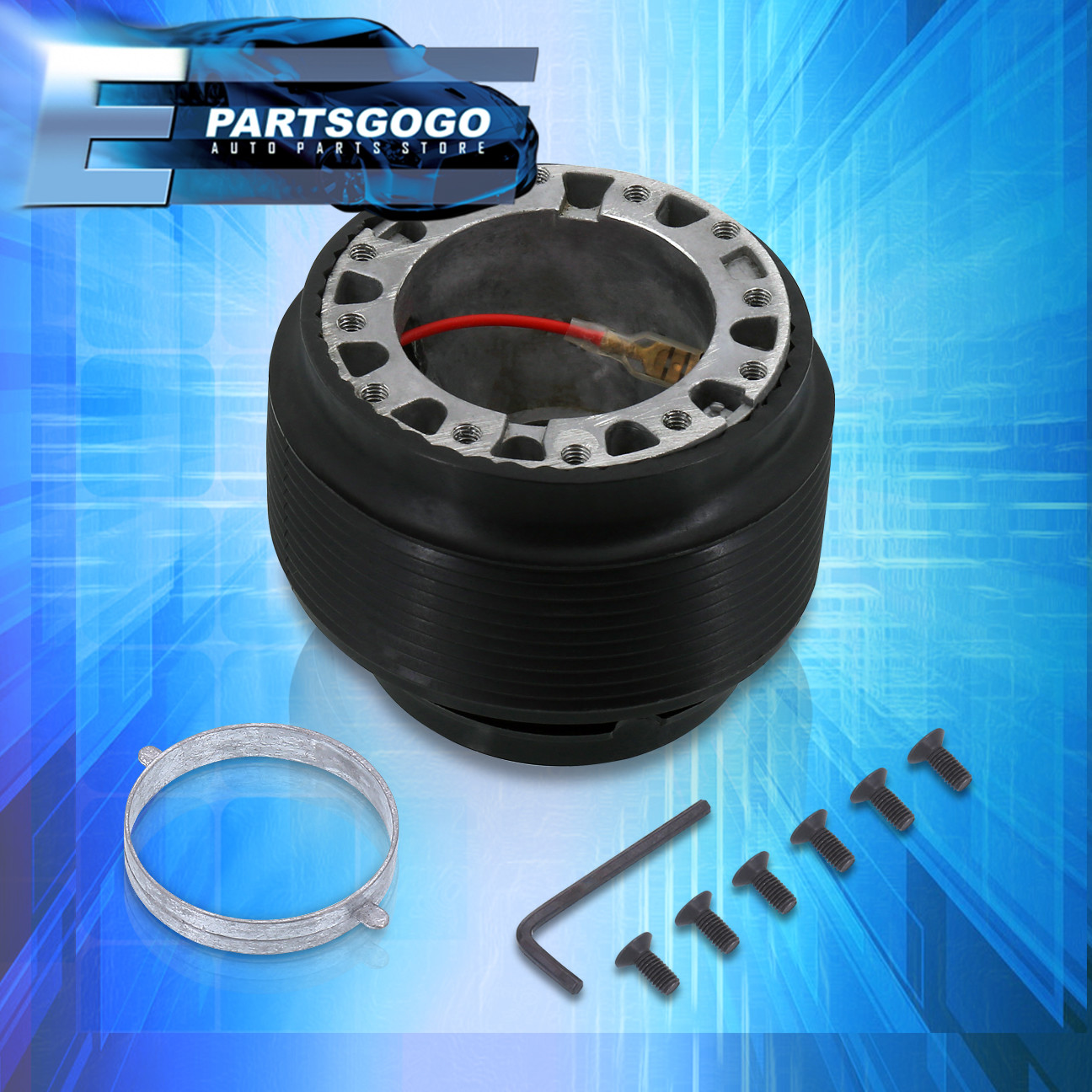 6-HOLE AFTERMARKET STEERING WHEEL HUB BOSS ADAPTER KIT FIT 76-89 HONDA ACCORD