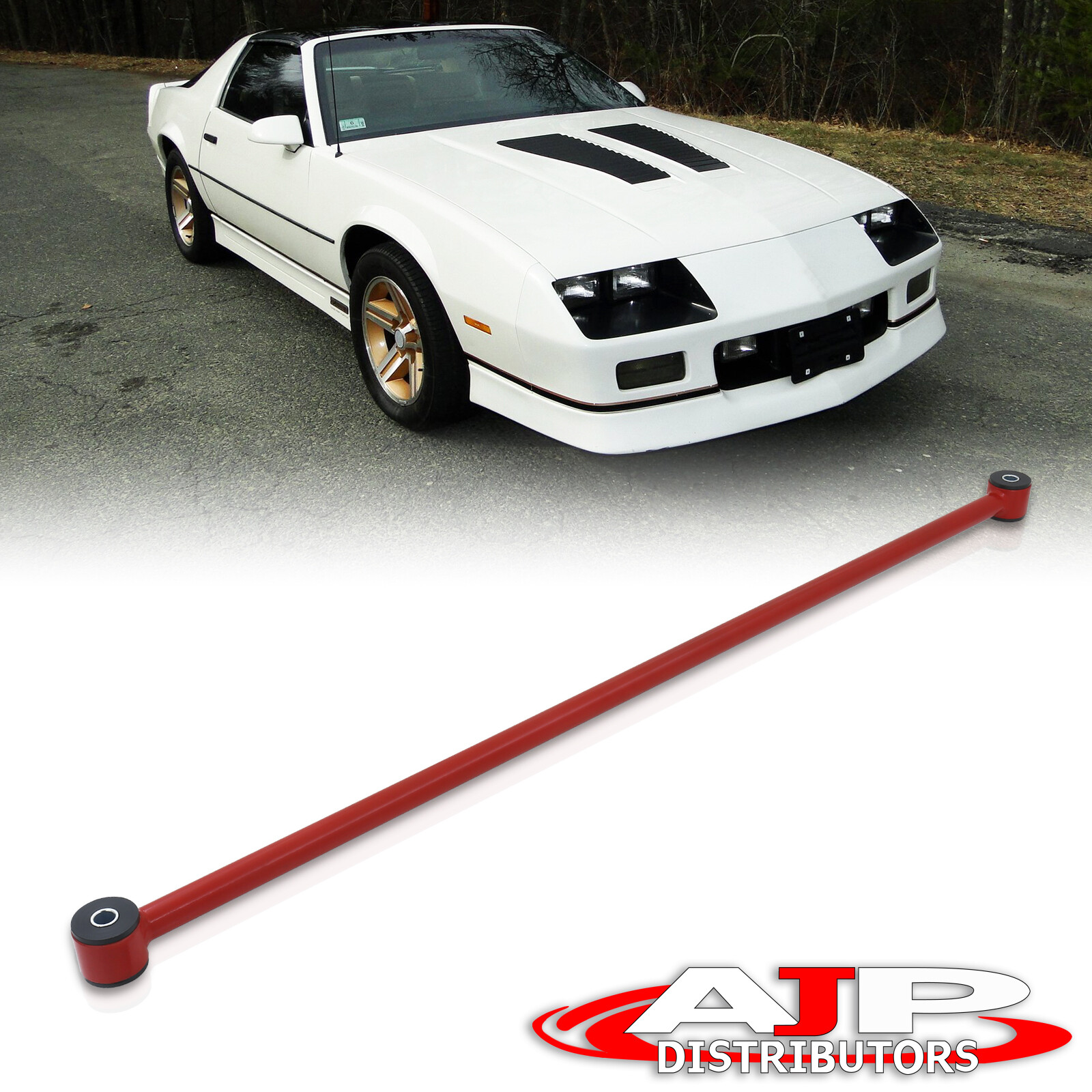 Red Fix Solid Fixed Track Panhard Bar Arm Rod For 1982-2002