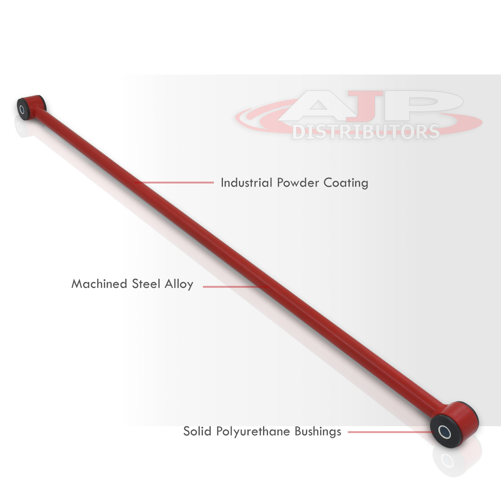 Red Fix Solid Fixed Track Panhard Bar Arm Rod For 1982-2002