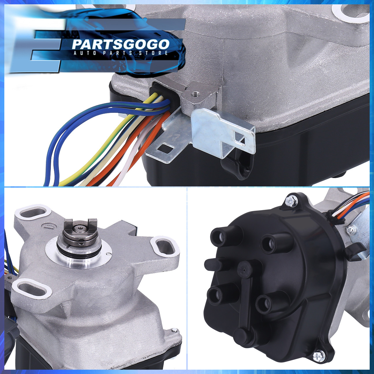 For Honda Civic Del Sol 1.6L Obd2 D16Y7 D16Y8 Ignition Distributor Coil